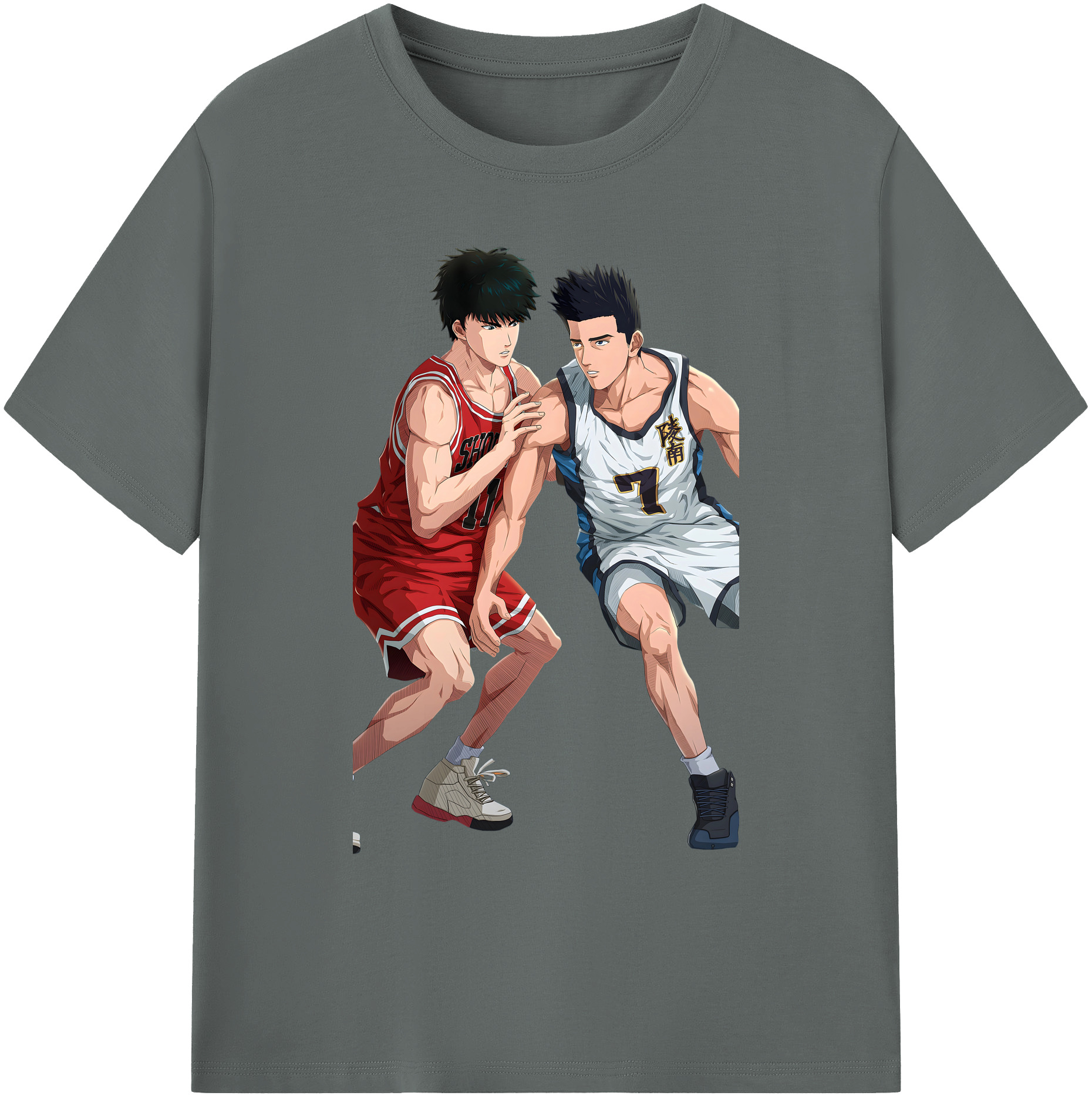 （画像用） SLAM DUNK／スラムダンク 綿100％ メンズ半袖Tシャツ｜肌触りやわらか＆通気性